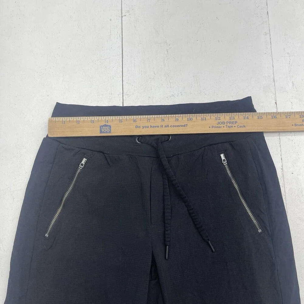 Athleta Black Trekkie North Nylon Blend Drawstring Joggers Women's Size 6 Tall - Picture 5 of 8